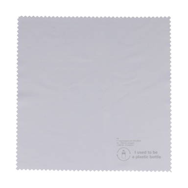 R-PET microvezel reinigingsdoek 15 x 15 cm - Wit