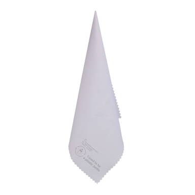 R-PET microvezel reinigingsdoek 15 x 15 cm - Wit