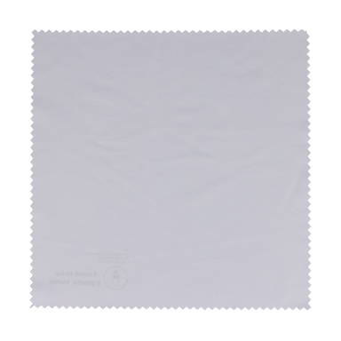 R-PET microvezel reinigingsdoek 15 x 15 cm - Wit