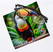 R-PET microvezel reinigingsdoek 15 x 15 cm - Wit
