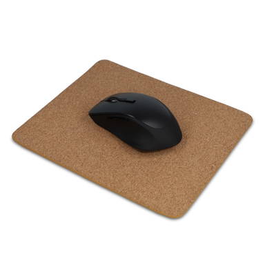 Tapis de souris en liège 22 x 18 cm - Nature