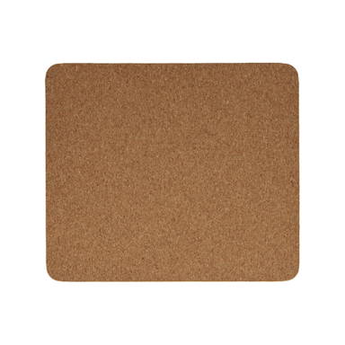 Tapis de souris en liège 22 x 18 cm - Nature