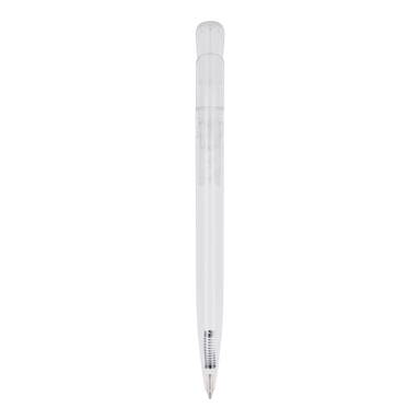 Stylo bille Toppoint Atlas transparent - Transparent / Blanc