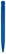 Toppoint Atlas transparant balpen - Transparant / Blauw