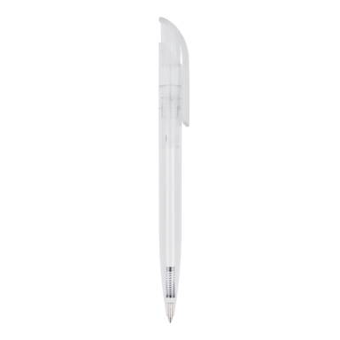 Stylo bille Toppoint Atlas transparent - Transparent / Blanc