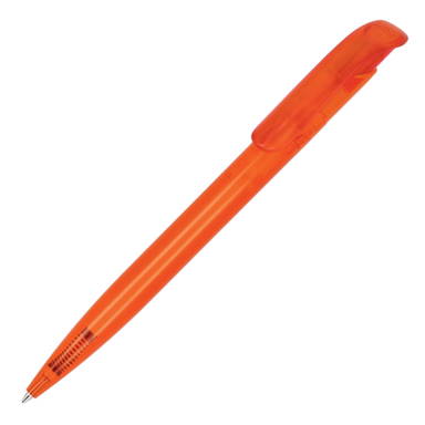 Stylo bille Toppoint Atlas transparent - Transparent / Orange