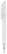 Toppoint Atlas transparant balpen - Transparant / Wit