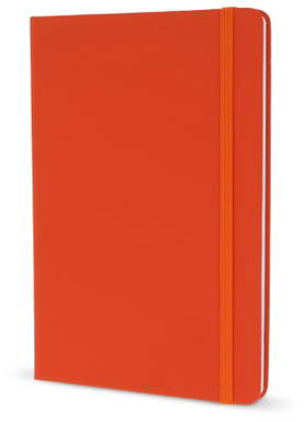 A5 notitieboekje met puntrasters - Oranje