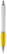 Grip white balpen - Wit / Geel