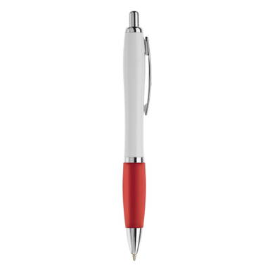 Grip white Kugelschreiber - Weiß / Rot