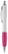 Grip white balpen - Wit / Roze