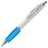 Grip white balpen - Wit / Lichtblauw
