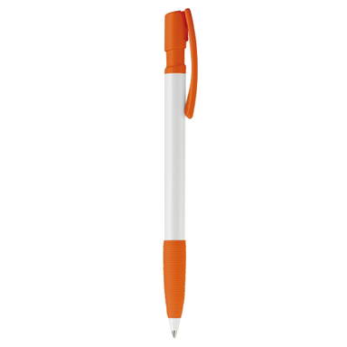 Stylo Toppoint Nash grip hardcolour - Blanc / Orange