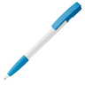 Blanc / Bleu clair