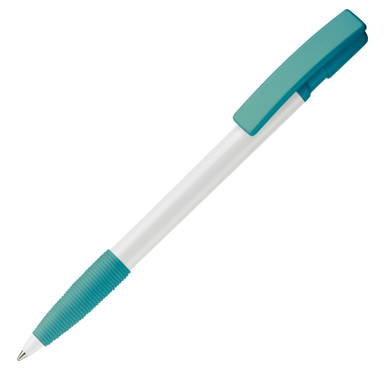 Stylo Toppoint Nash grip hardcolour - Blanc / Turquoise