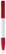 Toppoint Nash grip hardcolour balpen - Wit / Rood