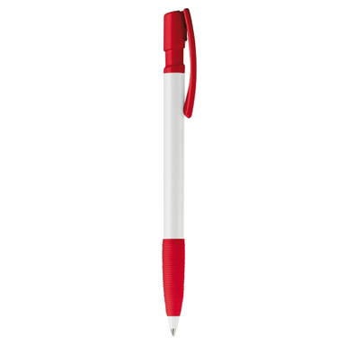 Stylo Toppoint Nash grip hardcolour - Blanc / Rouge