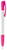 Toppoint Nash grip hardcolour balpen - Wit / Roze
