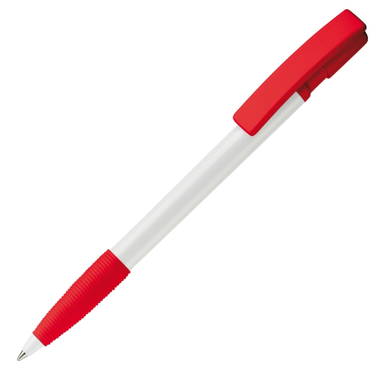 Stylo Toppoint Nash grip hardcolour - Blanc / Rouge