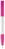 Toppoint Nash grip hardcolour balpen - Wit / Roze