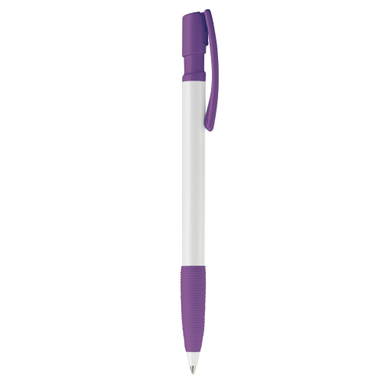 Stylo Toppoint Nash grip hardcolour - Blanc / Violet
