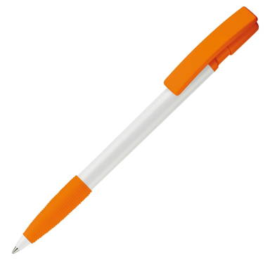Stylo Toppoint Nash grip hardcolour - Blanc / Orange