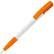 Toppoint Nash grip hardcolour balpen - Wit / Oranje