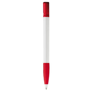 Stylo Toppoint Nash grip hardcolour - Blanc / Rouge