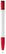 Toppoint Nash grip hardcolour balpen - Wit / Rood