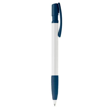 Stylo Toppoint Nash grip hardcolour - Blanc / Bleu foncé