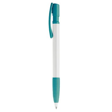 Stylo Toppoint Nash grip hardcolour - Blanc / Turquoise