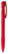 Toppoint Nash grip hardcolour balpen - Rood