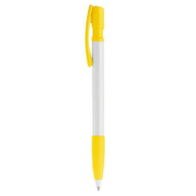 Stylo Toppoint Nash grip hardcolour - Blanc / Jaune