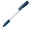 Blanc / Bleu foncé