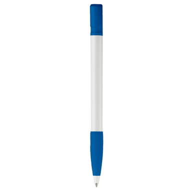 Stylo Toppoint Nash grip hardcolour - Blanc / Bleu roi