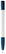 Toppoint Nash grip hardcolour balpen - Wit / Donkerblauw