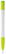 Toppoint Nash grip hardcolour balpen - Wit / Lichtgroen