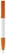Toppoint Nash grip hardcolour balpen - Wit / Oranje