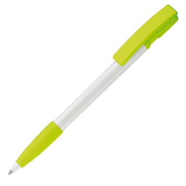 Stylo Toppoint Nash grip hardcolour - Blanc / Vert clair