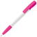 Toppoint Nash grip hardcolour balpen - Wit / Roze