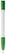 Toppoint Nash grip hardcolour balpen - Wit / Groen