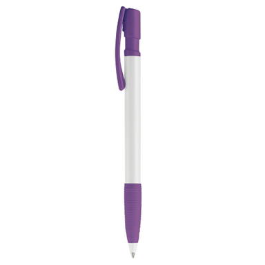 Stylo Toppoint Nash grip hardcolour - Blanc / Violet