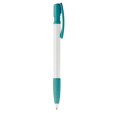 Stylo Toppoint Nash grip hardcolour - Blanc / Turquoise
