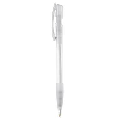 Stylo Toppoint Nash grip transparent - Transparent / Blanc