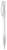Toppoint Nash grip transparant balpen - Transparant / Wit