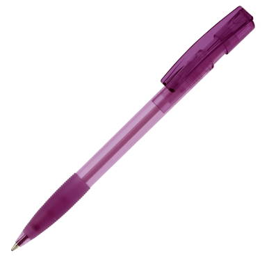 Stylo Toppoint Nash grip transparent - Transparent / Violet