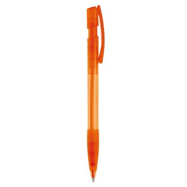 Stylo Toppoint Nash grip transparent - Transparent / Orange