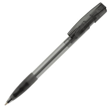 Stylo Toppoint Nash grip transparent - Transparent / Noir