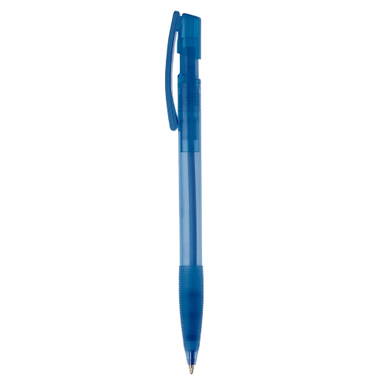 Stylo Toppoint Nash grip transparent - Transparent / Bleu