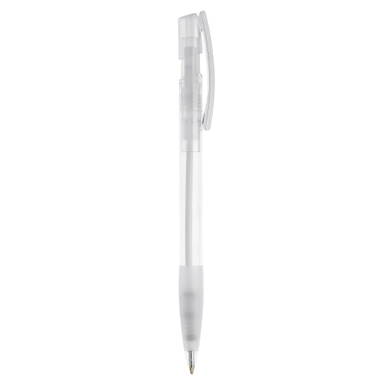 Stylo Toppoint Nash grip transparent - Transparent / Blanc